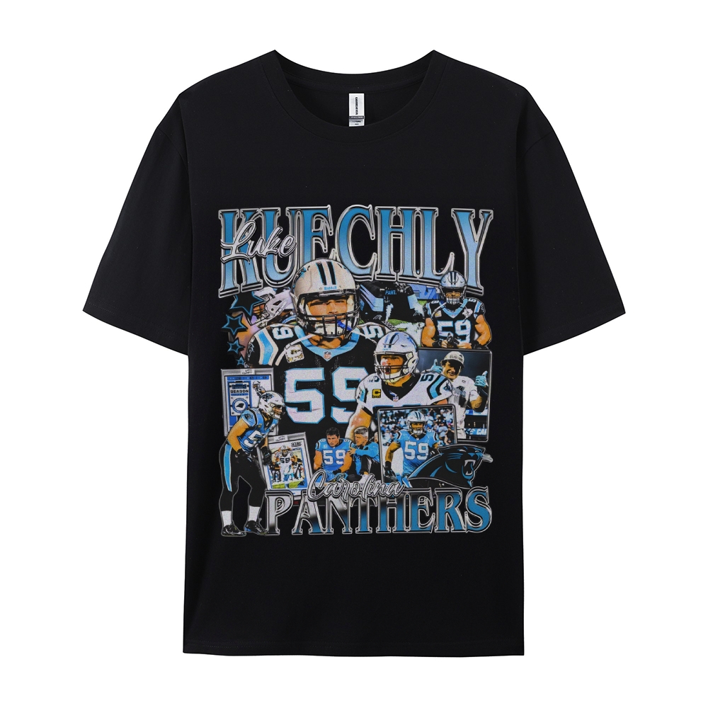 Unisex-Adult Ultra Cotton  T-Shirt Graphic LUKE KUECHLY TEE