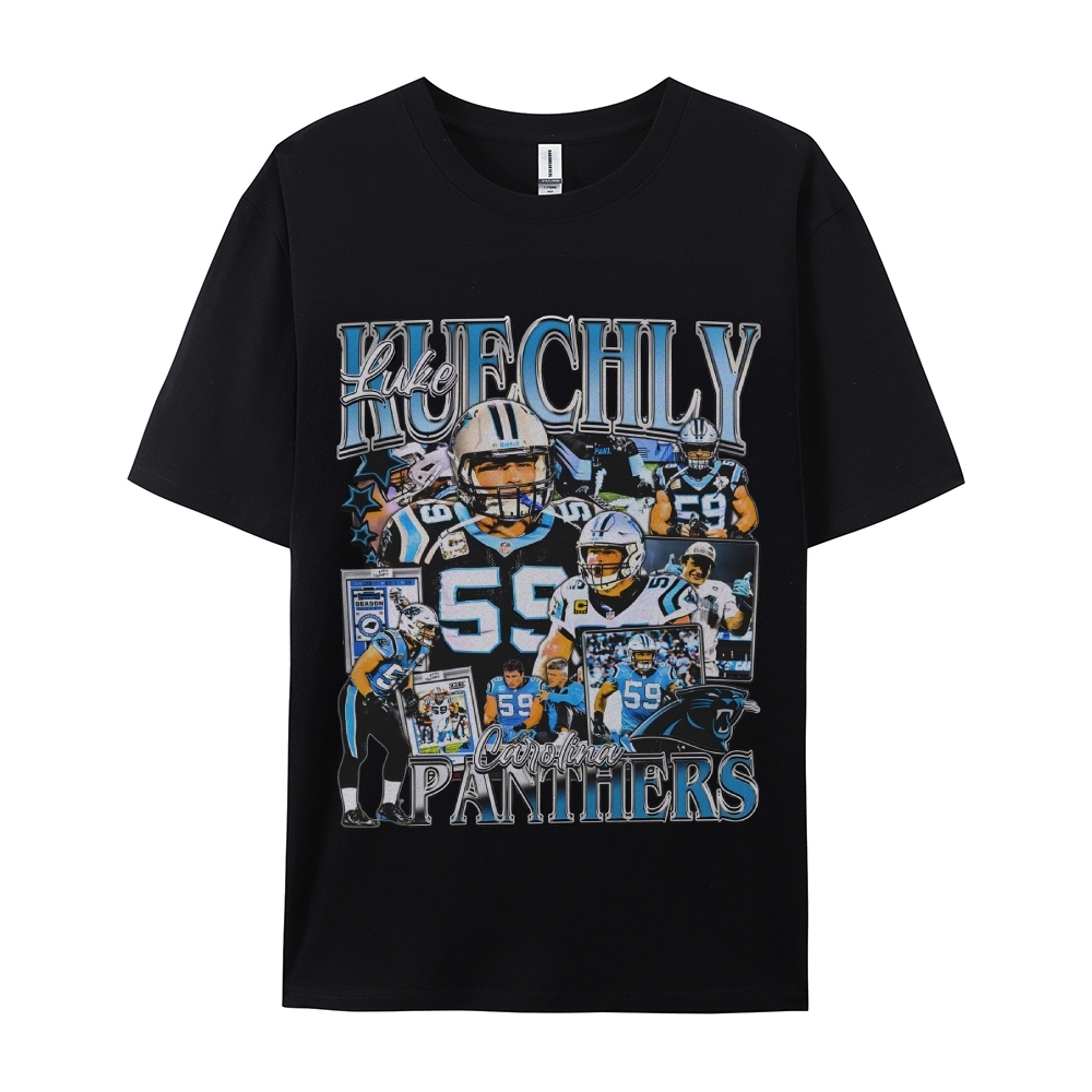 Unisex-Adult Ultra Cotton T-Shirt Graphic LUKE KUECHLY TEE