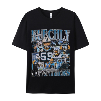 Unisex-Adult Ultra Cotton  T-Shirt Graphic LUKE KUECHLY TEE