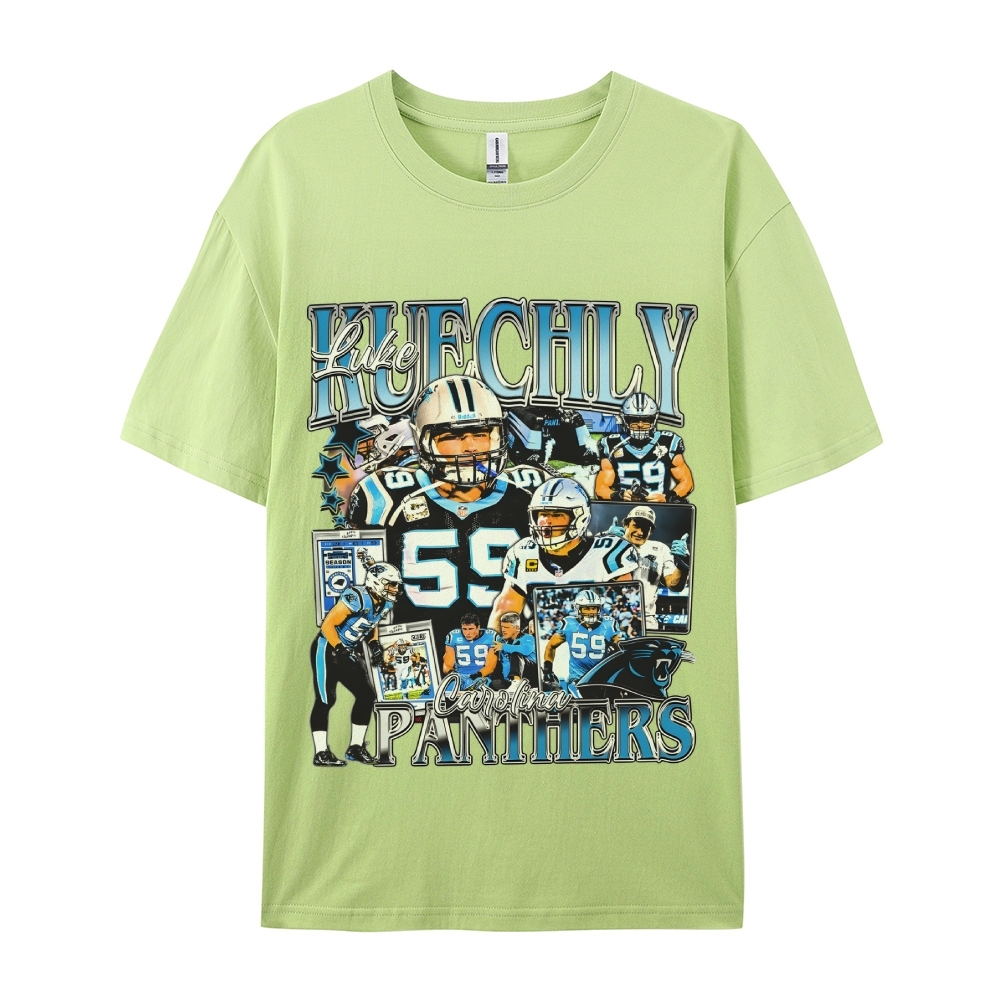 Unisex-Adult Ultra Cotton  T-Shirt Graphic LUKE KUECHLY TEE