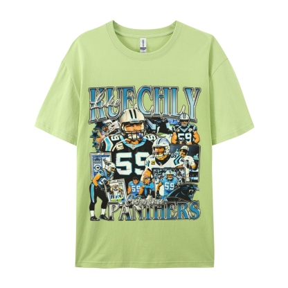 Unisex-Adult Ultra Cotton  T-Shirt Graphic LUKE KUECHLY TEE