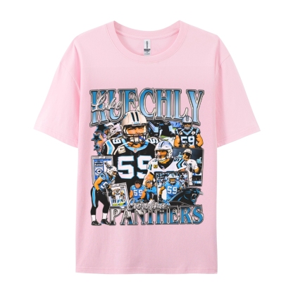 Unisex-Adult Ultra Cotton  T-Shirt Graphic LUKE KUECHLY TEE