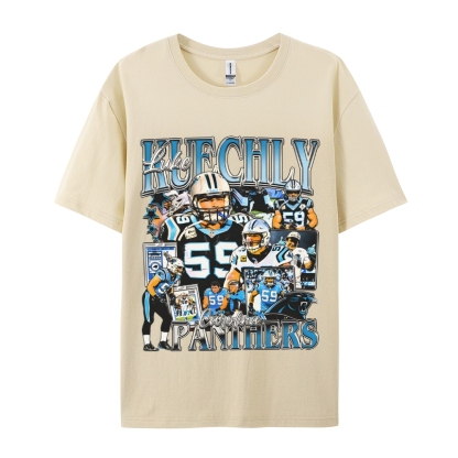 Unisex-Adult Ultra Cotton  T-Shirt Graphic LUKE KUECHLY TEE
