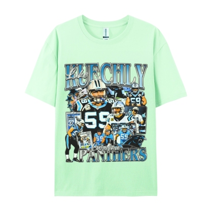 Unisex-Adult Ultra Cotton  T-Shirt Graphic LUKE KUECHLY TEE