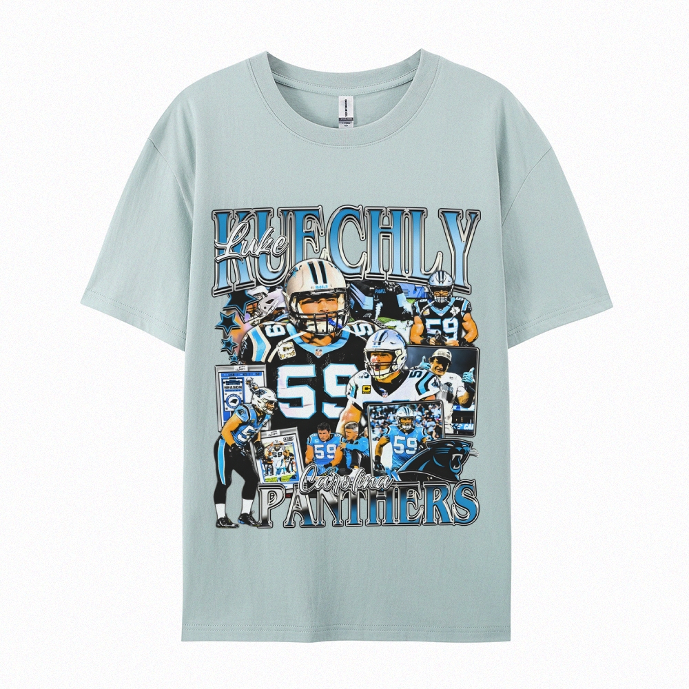 Unisex-Adult Ultra Cotton  T-Shirt Graphic LUKE KUECHLY TEE