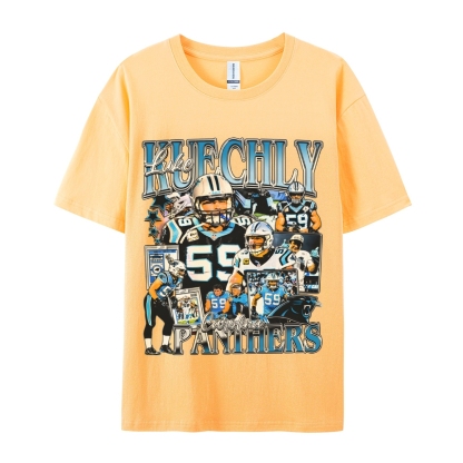 Unisex-Adult Ultra Cotton  T-Shirt Graphic LUKE KUECHLY TEE