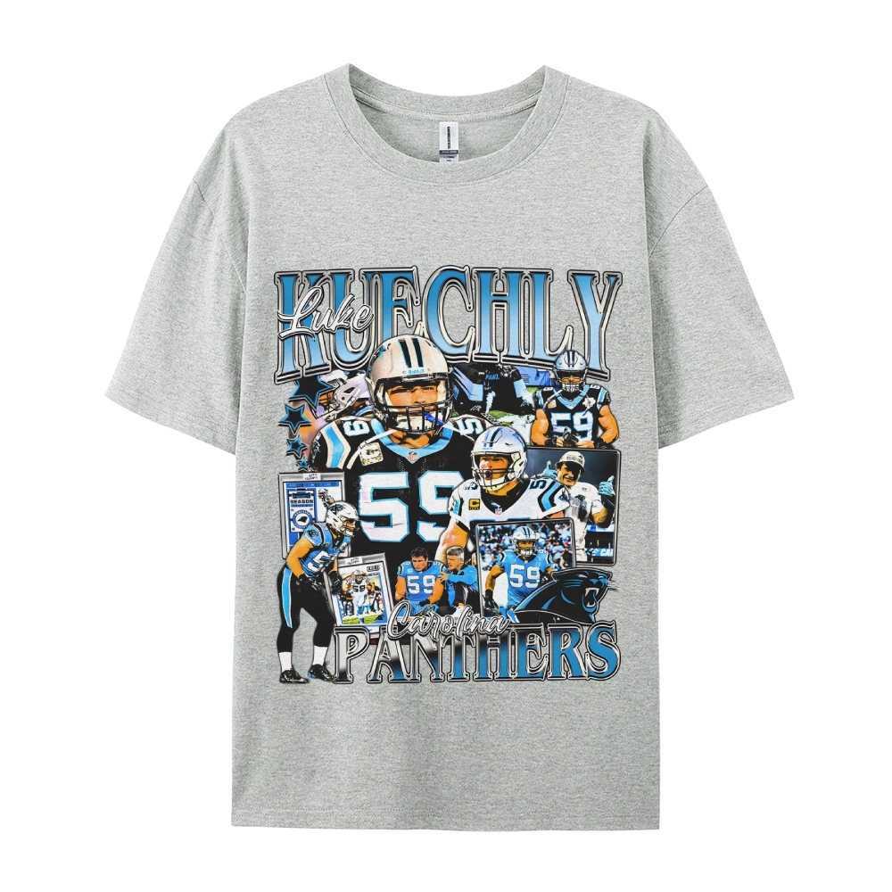 Unisex-Adult Ultra Cotton  T-Shirt Graphic LUKE KUECHLY TEE