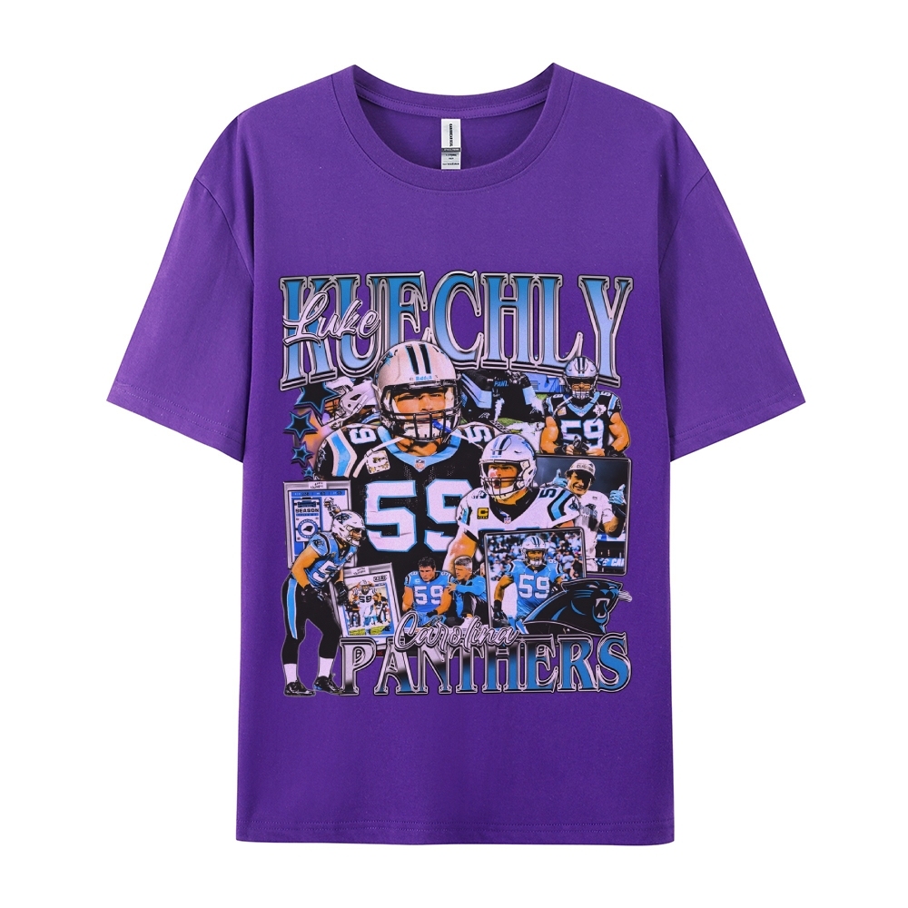 Unisex-Adult Ultra Cotton  T-Shirt Graphic LUKE KUECHLY TEE