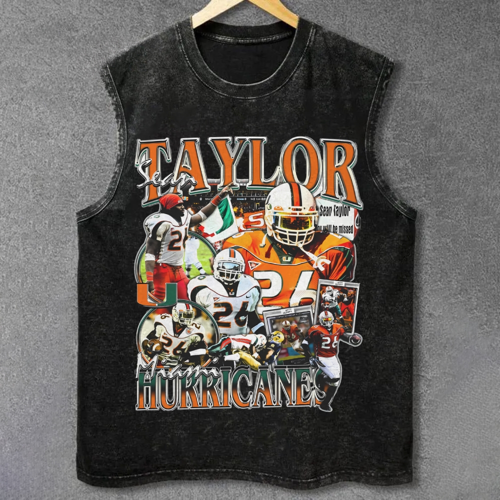 SEAN TAYLOR - MIAMI UNISEX VINTAGE WASHED TANK