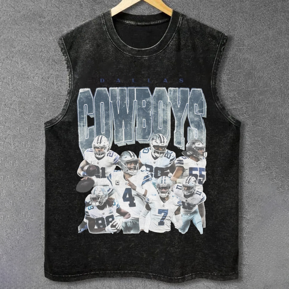 2022 COWBOYS UNISEX VINTAGE WASHED TANK