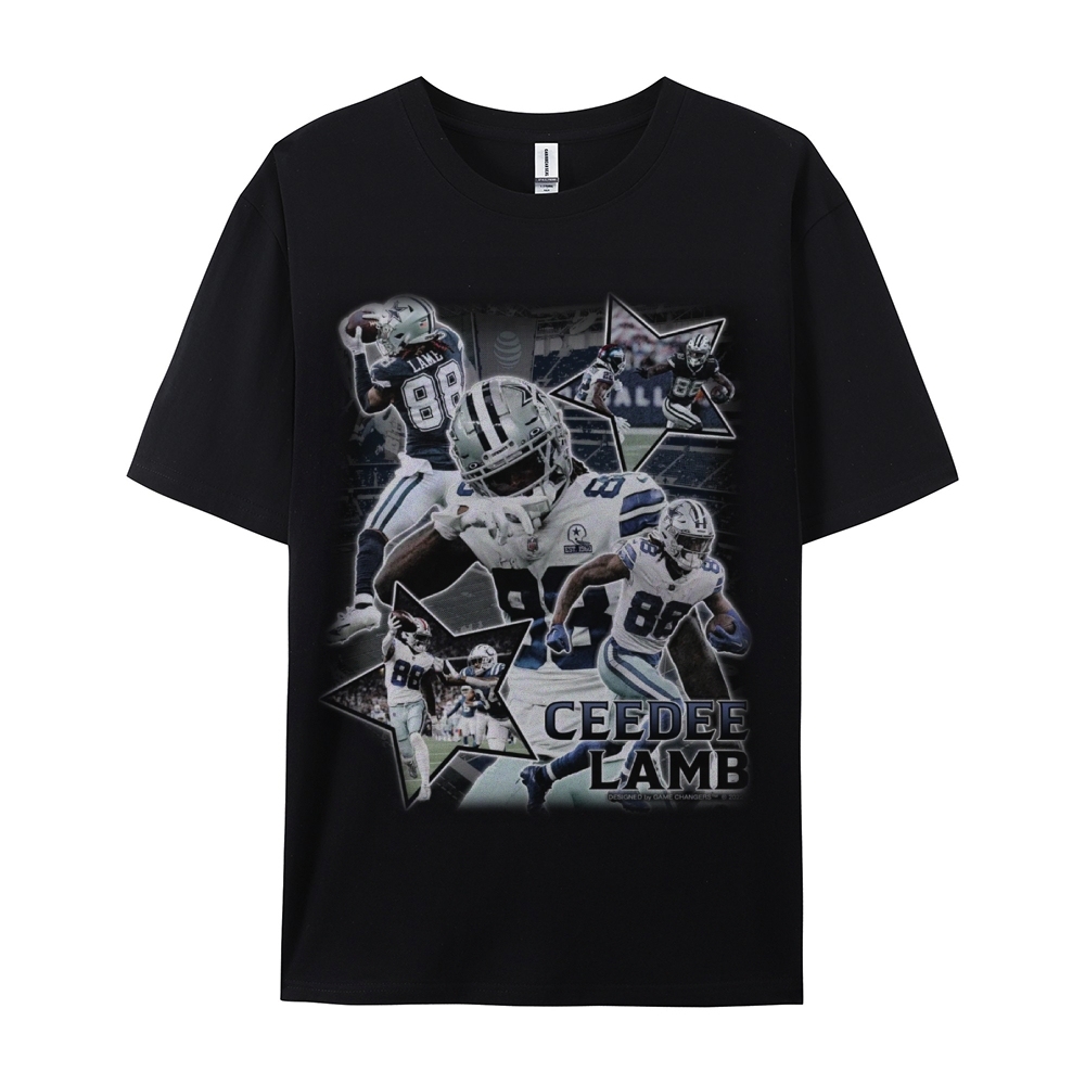 Classic Style Unisex-Adult Oversized Pure Cotton T-Shirt Graphic CEEDE
