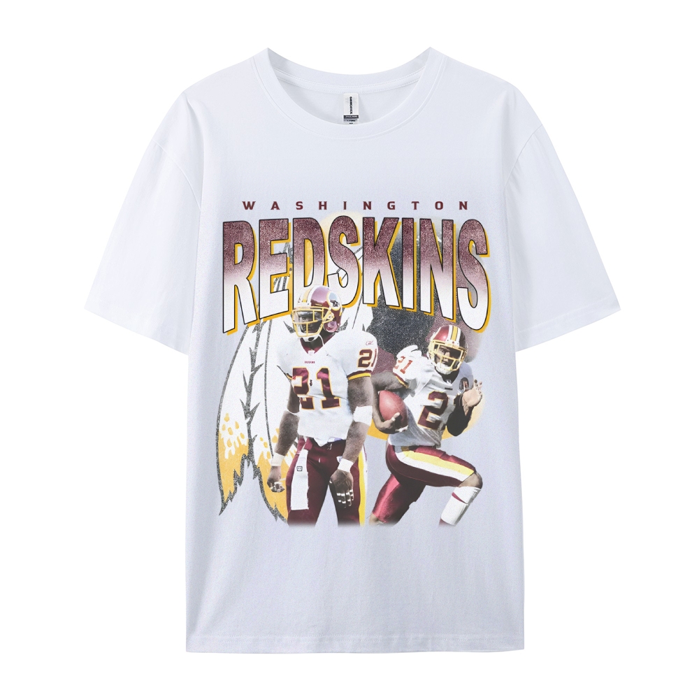 Unisex-Adult Ultra Cotton Washed T-Shirt Graphic REDSKINS TEE