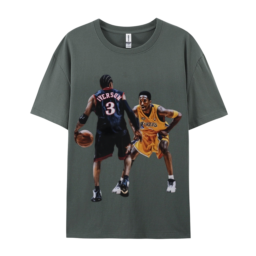 Unisex-Adult Ultra Cotton T-Shirt Graphic KOBE & AI 2024 TEE