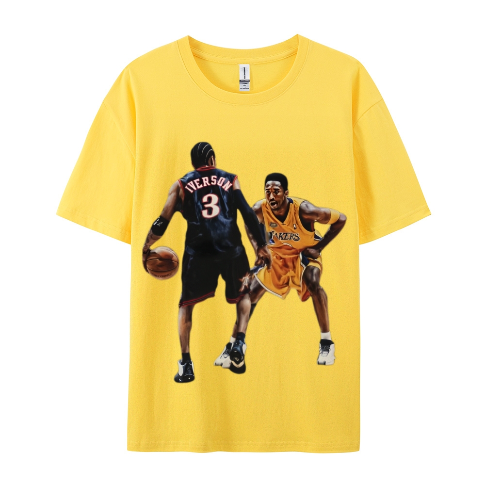 Unisex-Adult Ultra Cotton T-Shirt Graphic KOBE & AI 2024 TEE