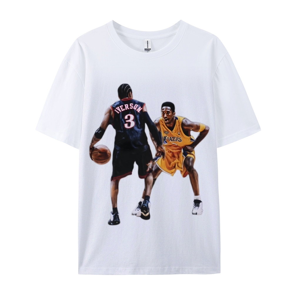 Unisex-Adult Ultra Cotton T-Shirt Graphic KOBE & AI 2024 TEE