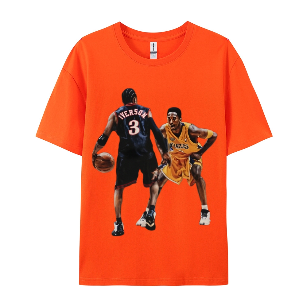 Unisex-Adult Ultra Cotton T-Shirt Graphic KOBE & AI 2024 TEE