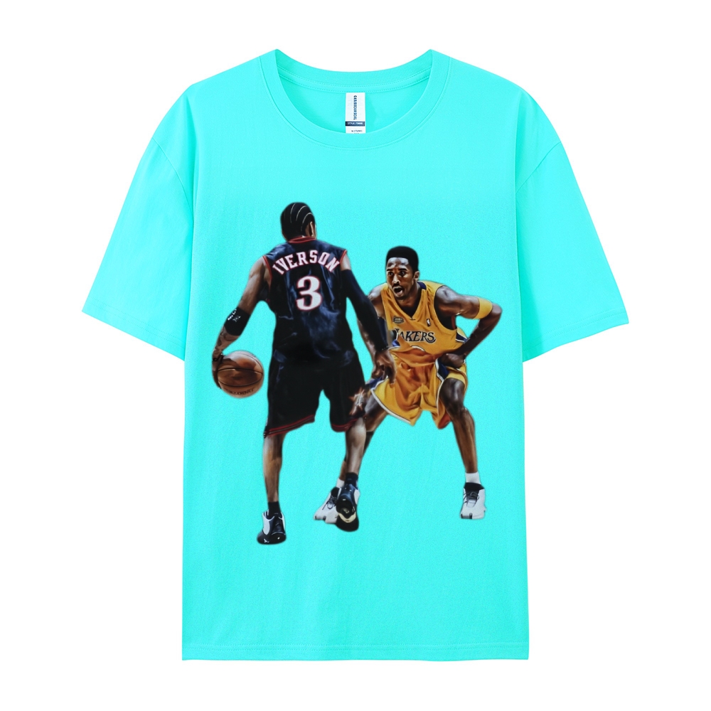 Unisex-Adult Ultra Cotton T-Shirt Graphic KOBE & AI 2024 TEE