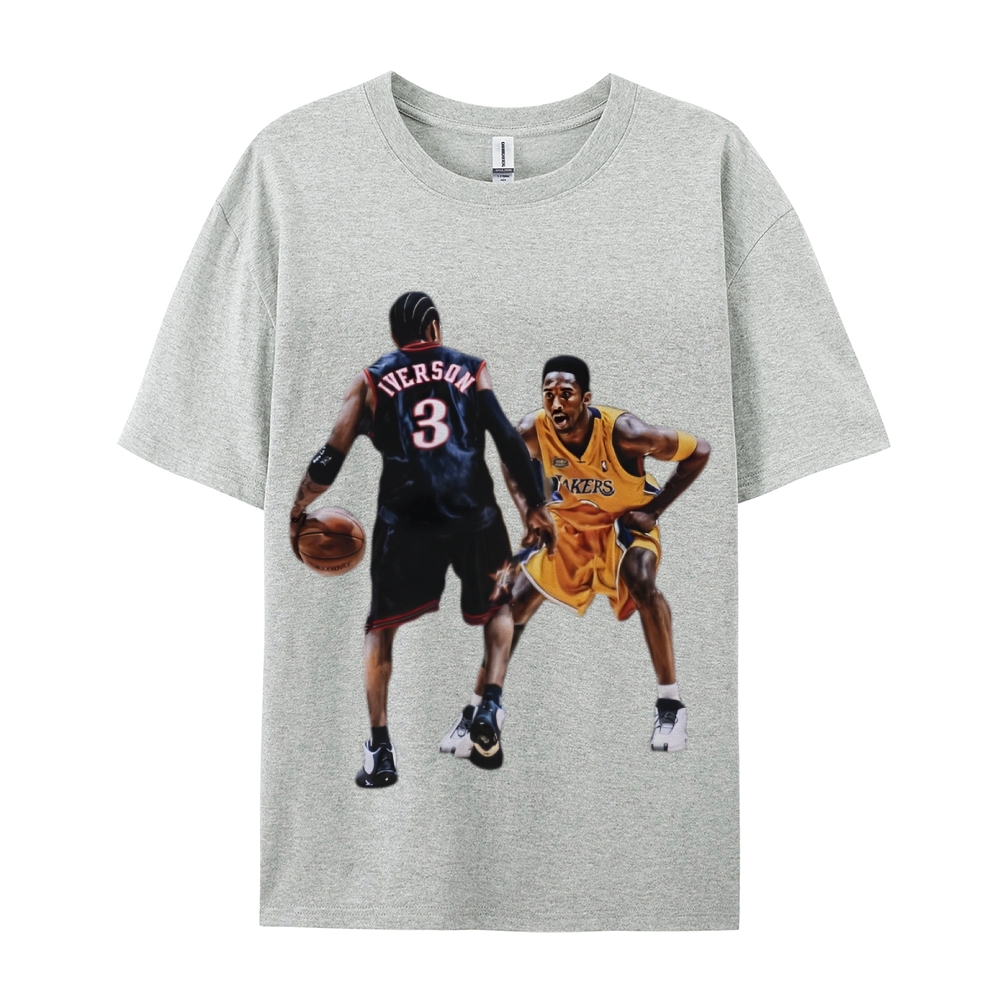 Unisex-Adult Ultra Cotton T-Shirt Graphic KOBE & AI 2024 TEE