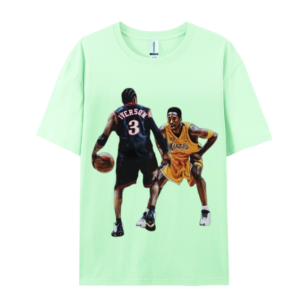 Unisex-Adult Ultra Cotton T-Shirt Graphic KOBE & AI 2024 TEE
