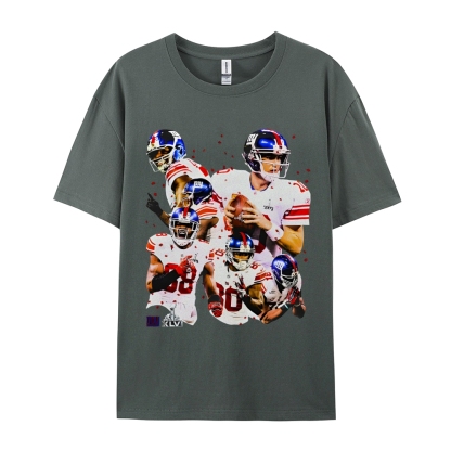 Unisex-Adult Ultra Cotton T-Shirt Graphic SUPER BOWL XLVI CHAMPS - GIANTS TEE - [DS]