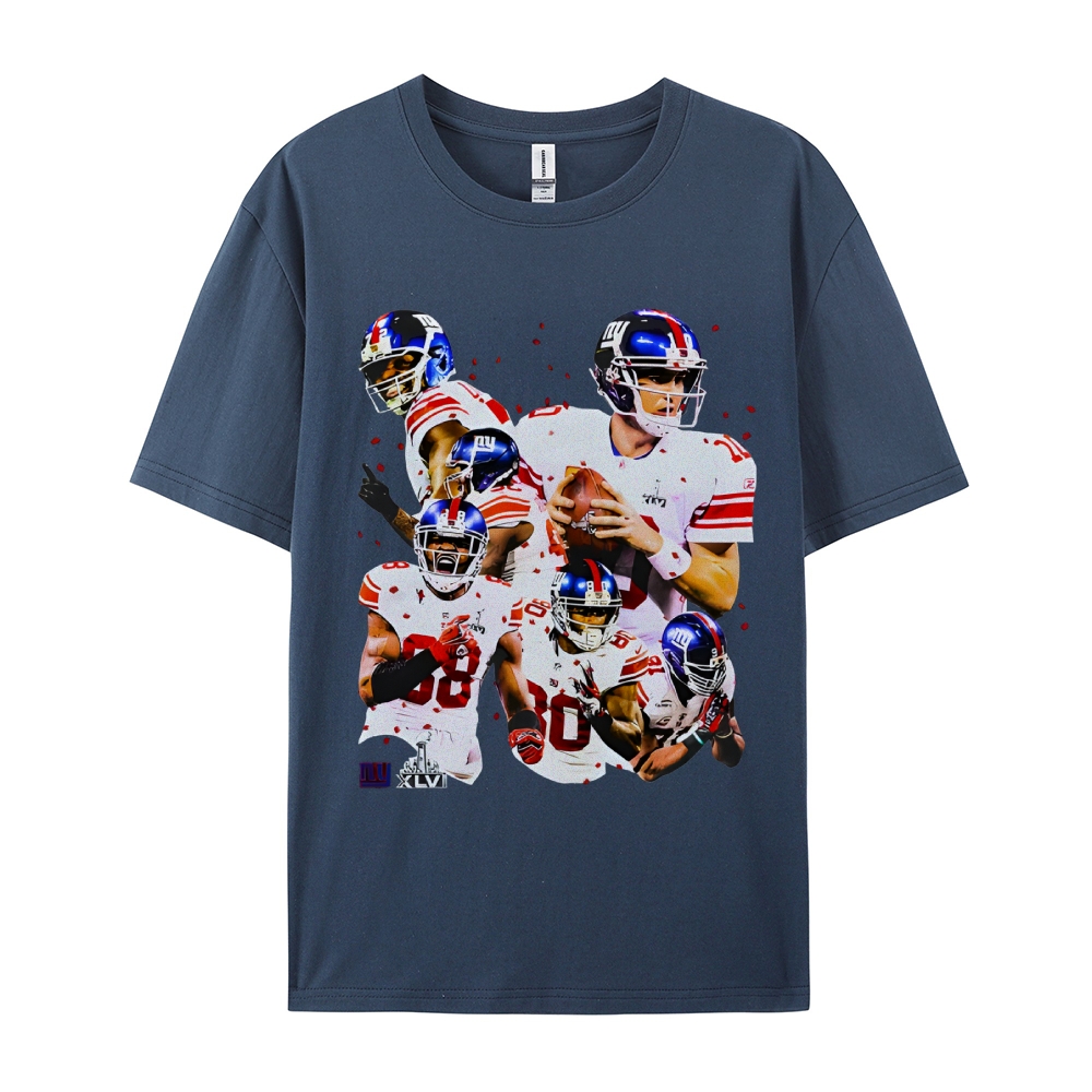 Unisex-Adult Ultra Cotton T-Shirt Graphic SUPER BOWL XLVI CHAMPS - GIANTS TEE - [DS]