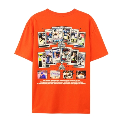 Unisex-Adult Ultra Cotton T-Shirt Graphic SUPER BOWL XLVI CHAMPS - GIANTS TEE - [DS]