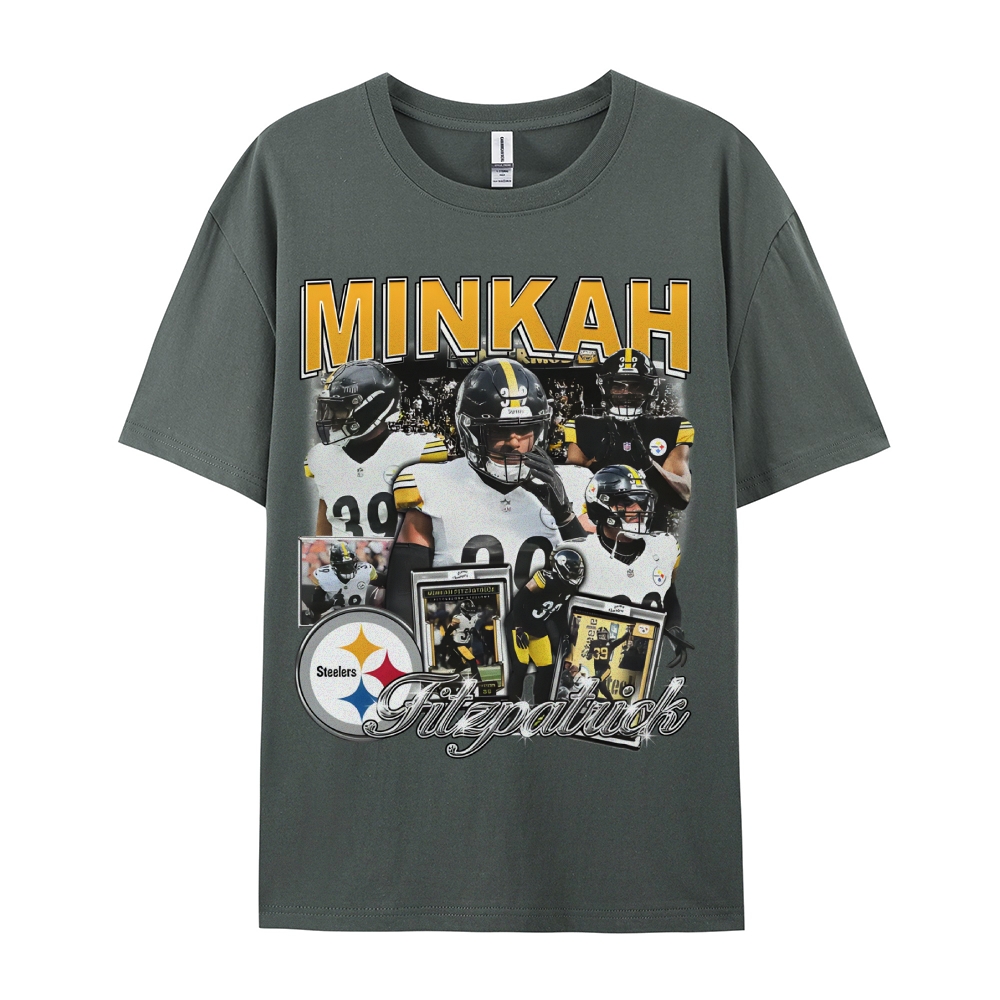 Unisex-Adult Ultra Cotton Washed T-Shirt Graphic MINKAH FITZPATRICK TEE