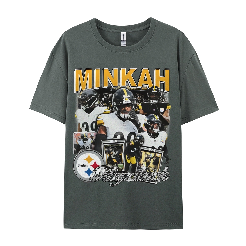 Unisex-Adult Ultra Cotton Washed T-Shirt Graphic MINKAH FITZPATRICK TEE