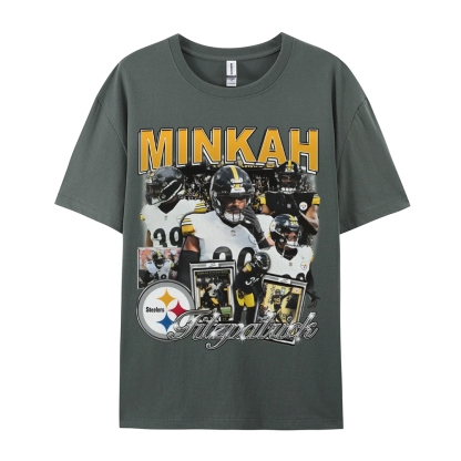 Unisex-Adult Ultra Cotton Washed T-Shirt Graphic MINKAH FITZPATRICK TEE