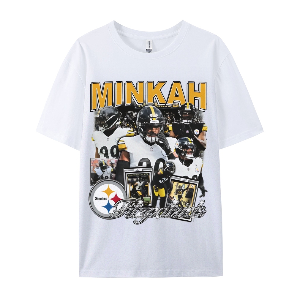 Unisex-Adult Ultra Cotton Washed T-Shirt Graphic MINKAH FITZPATRICK TEE