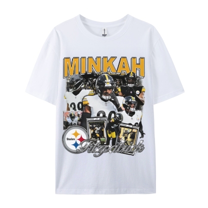 Unisex-Adult Ultra Cotton Washed T-Shirt Graphic MINKAH FITZPATRICK TEE