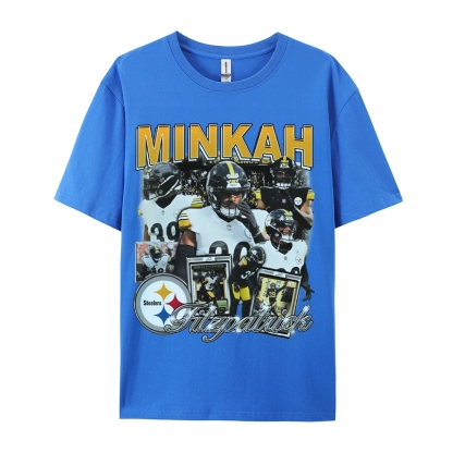 Unisex-Adult Ultra Cotton Washed T-Shirt Graphic MINKAH FITZPATRICK TEE