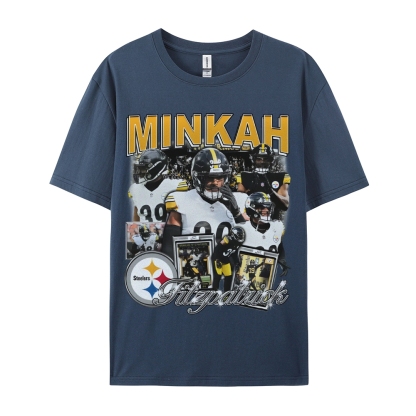Unisex-Adult Ultra Cotton Washed T-Shirt Graphic MINKAH FITZPATRICK TEE