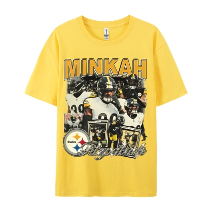 Unisex-Adult Ultra Cotton Washed T-Shirt Graphic MINKAH FITZPATRICK TEE