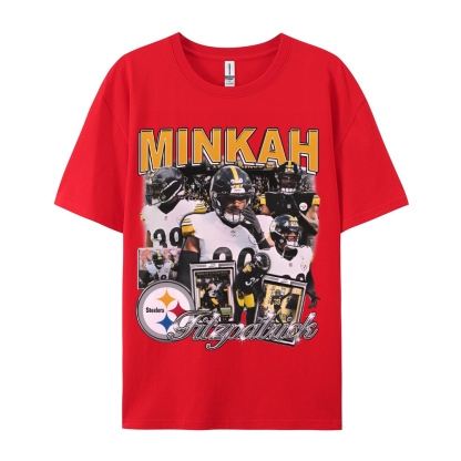 Unisex-Adult Ultra Cotton Washed T-Shirt Graphic MINKAH FITZPATRICK TEE