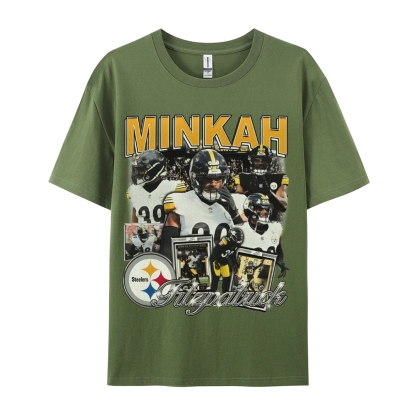 Unisex-Adult Ultra Cotton Washed T-Shirt Graphic MINKAH FITZPATRICK TEE