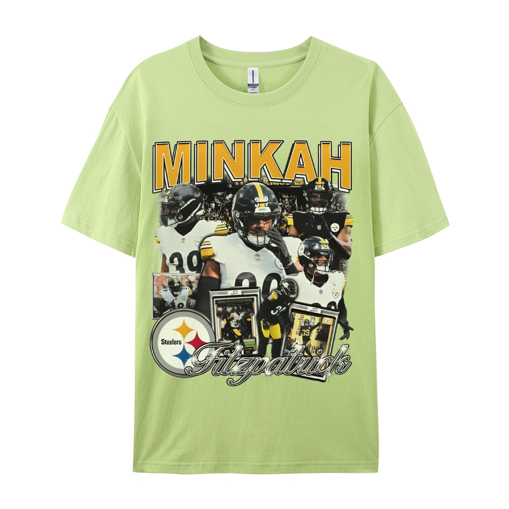 Unisex-Adult Ultra Cotton Washed T-Shirt Graphic MINKAH FITZPATRICK TEE