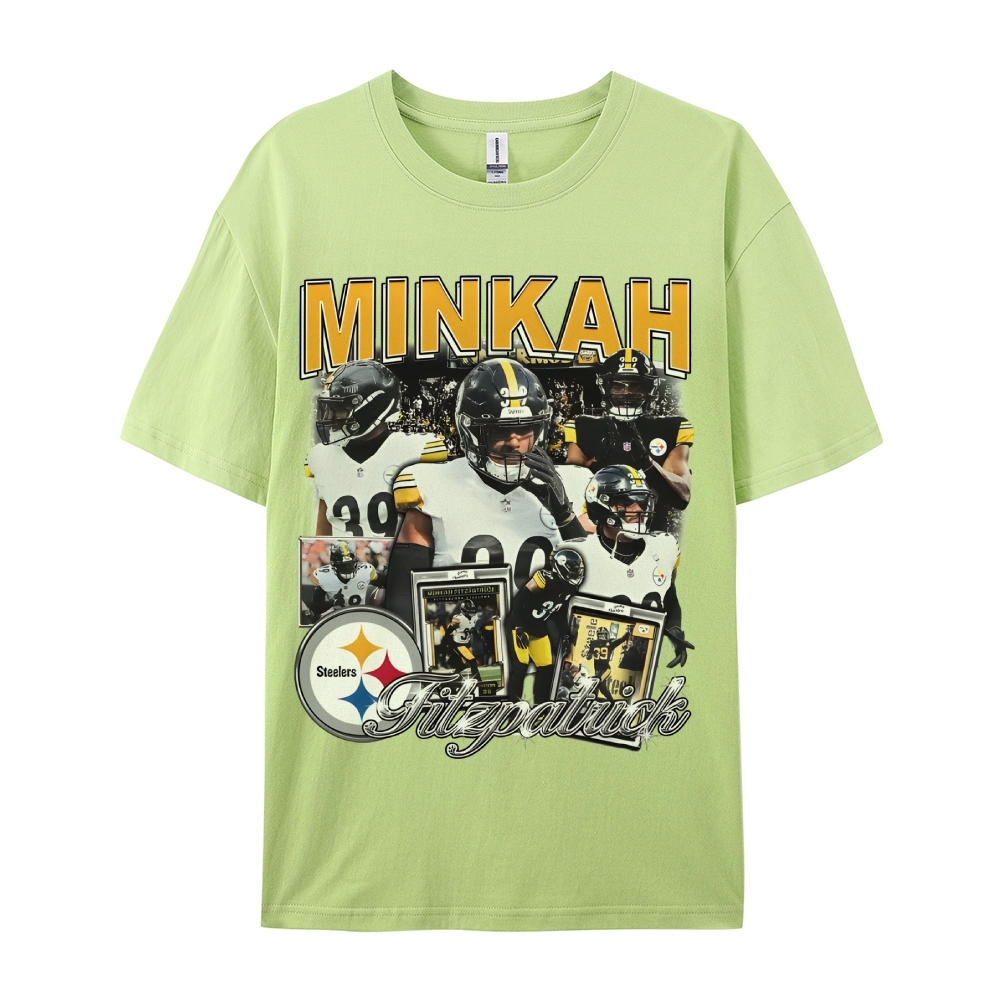 Unisex-Adult Ultra Cotton Washed T-Shirt Graphic MINKAH FITZPATRICK TEE