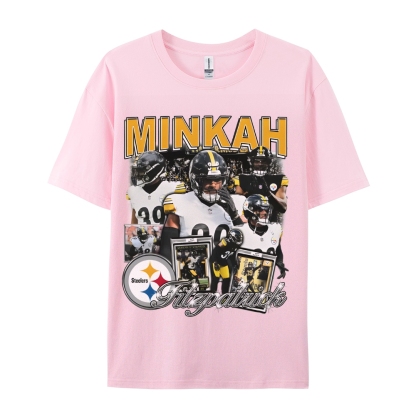 Unisex-Adult Ultra Cotton Washed T-Shirt Graphic MINKAH FITZPATRICK TEE