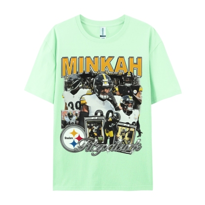 Unisex-Adult Ultra Cotton Washed T-Shirt Graphic MINKAH FITZPATRICK TEE
