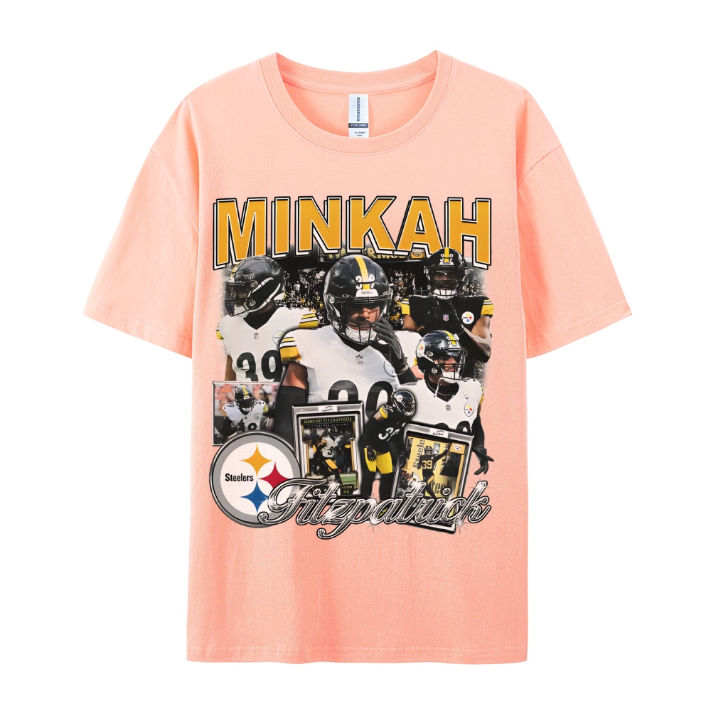 Unisex-Adult Ultra Cotton Washed T-Shirt Graphic MINKAH FITZPATRICK TEE