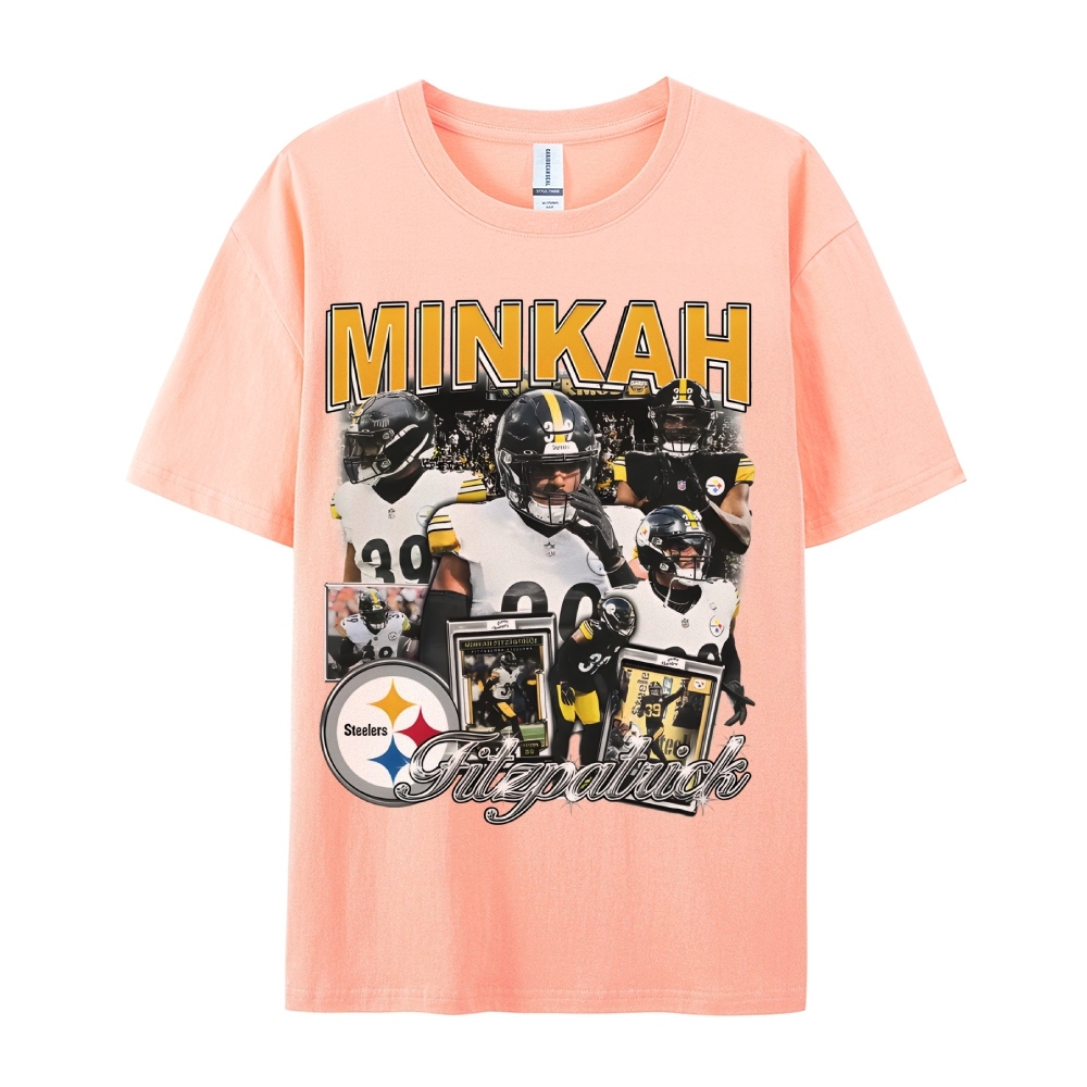 Unisex-Adult Ultra Cotton Washed T-Shirt Graphic MINKAH FITZPATRICK TEE