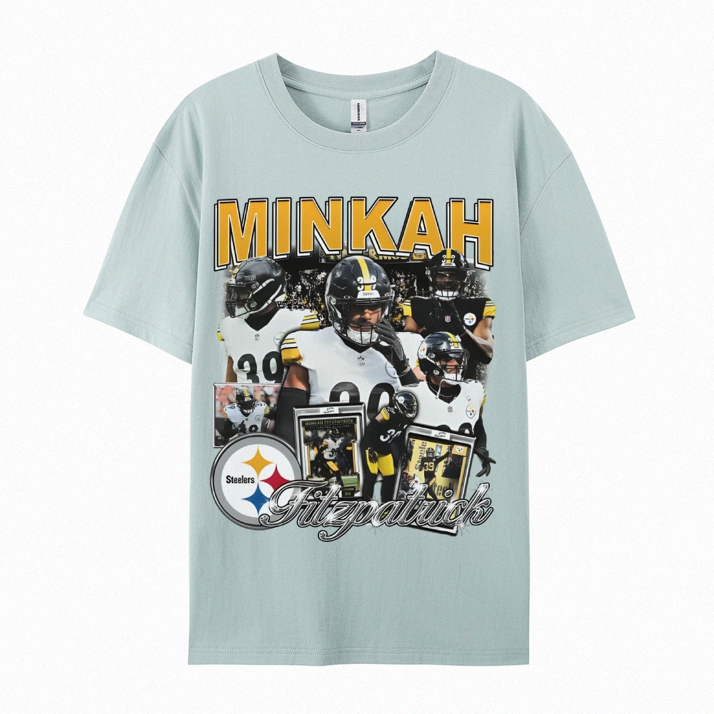 Unisex-Adult Ultra Cotton Washed T-Shirt Graphic MINKAH FITZPATRICK TEE