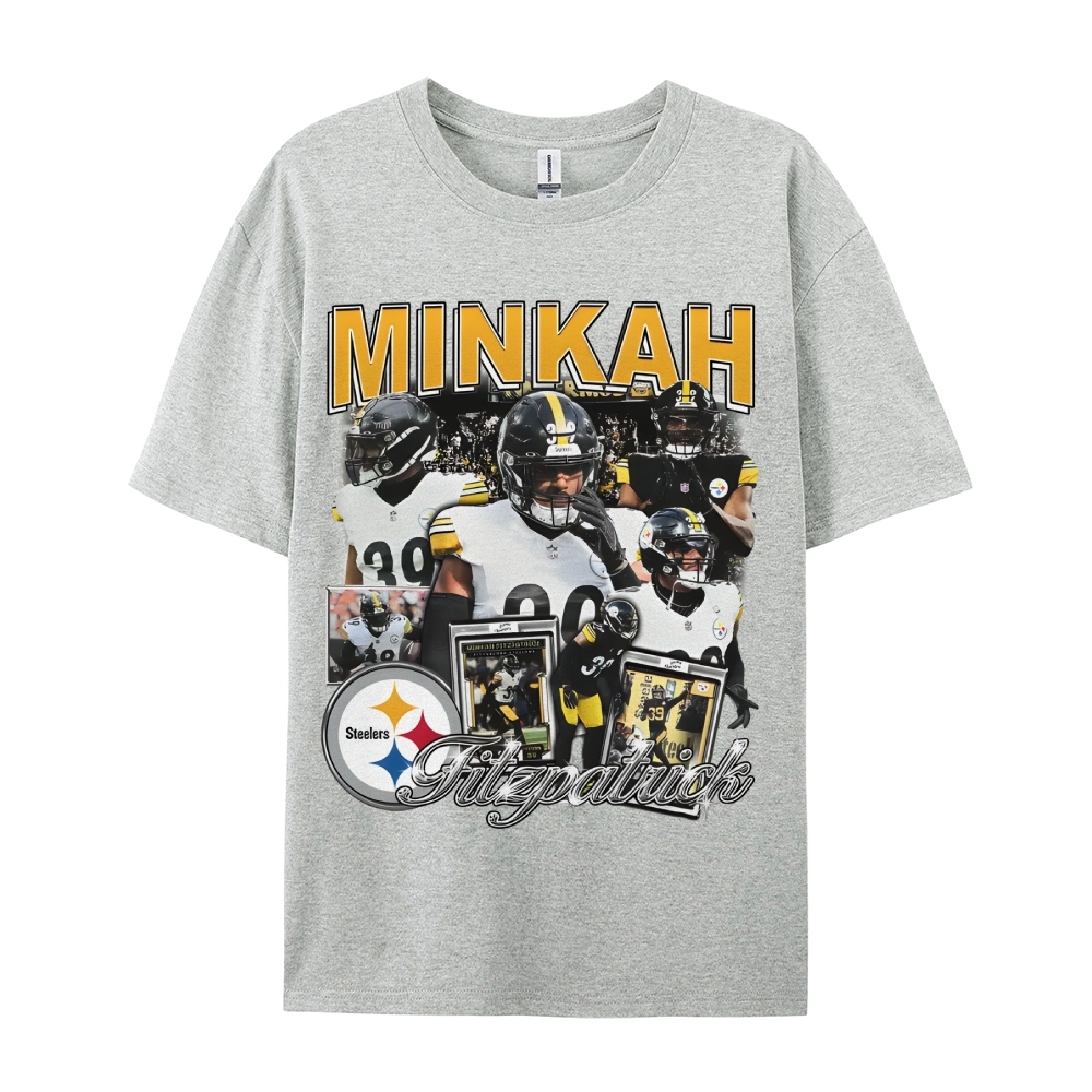 Unisex-Adult Ultra Cotton Washed T-Shirt Graphic MINKAH FITZPATRICK TEE