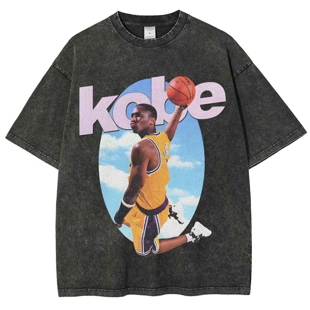 Unisex-Adult Ultra Cotton Washed T-Shirt Graphic KOBE BRYANT LOVE THIS GAME TEE