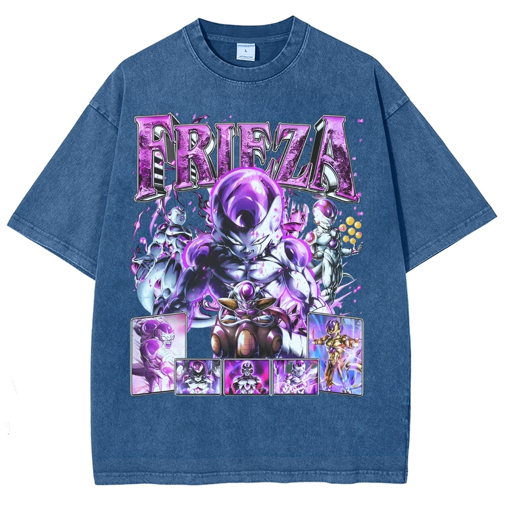Unisex-Adult Ultra Cotton Washed T-Shirt Graphic FRIEZA V3 TEE