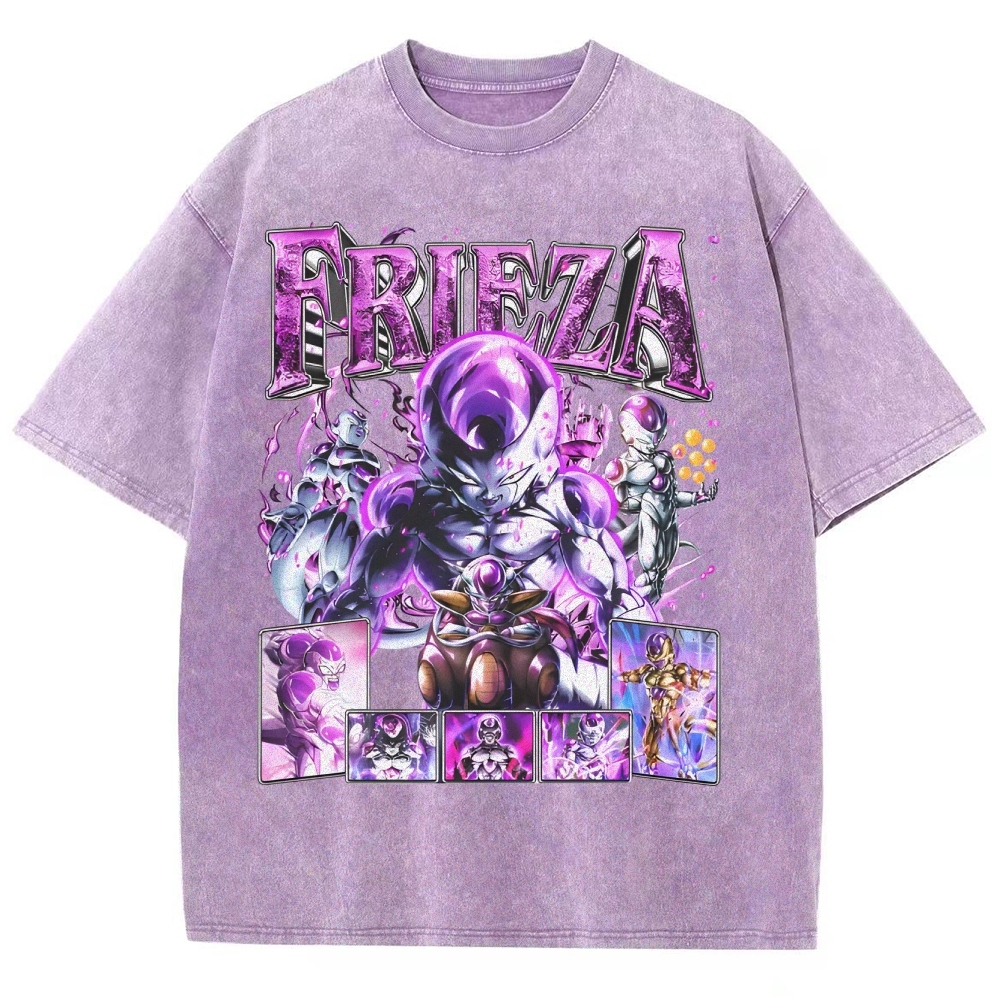 Unisex-Adult Ultra Cotton Washed T-Shirt Graphic FRIEZA V3 TEE