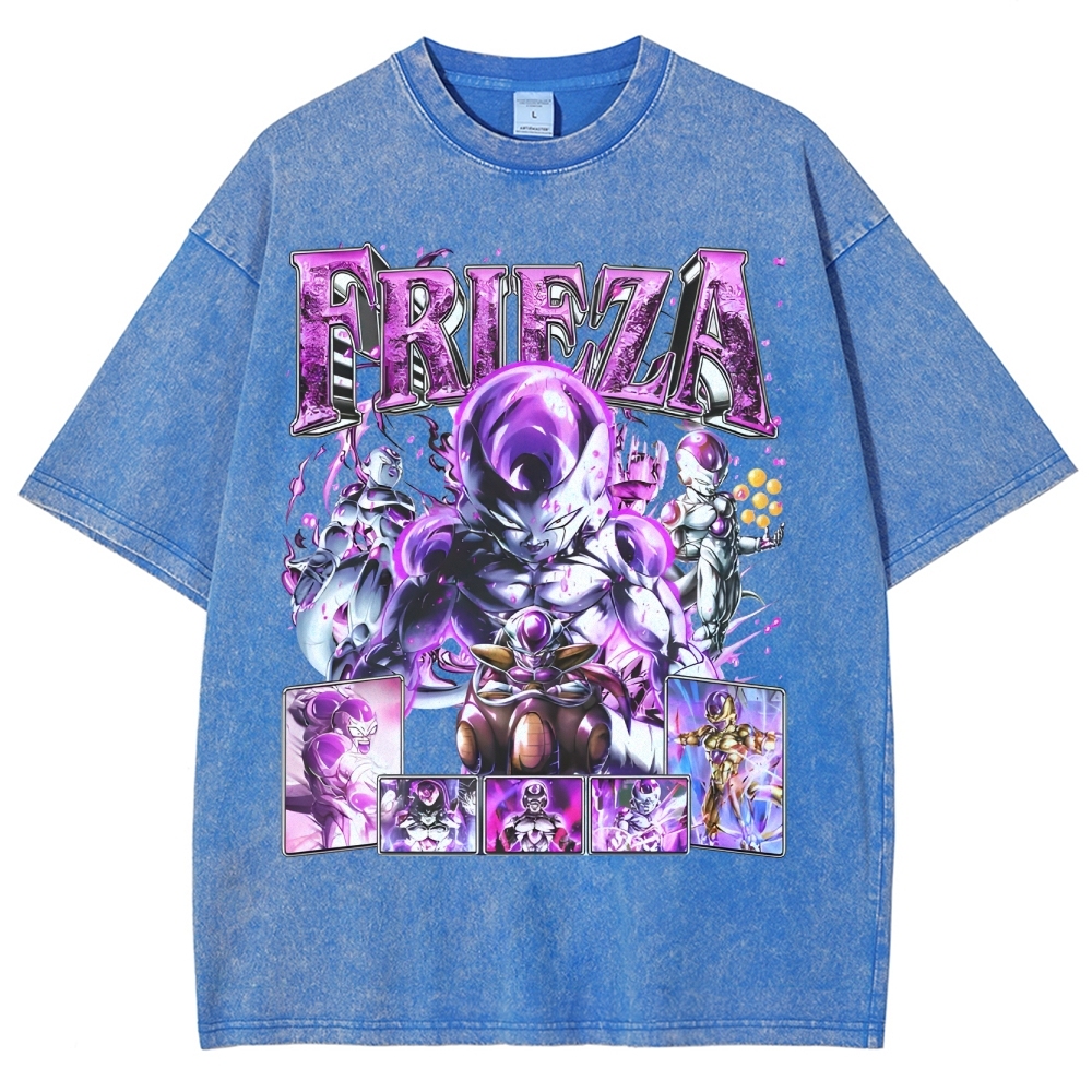 Unisex-Adult Ultra Cotton Washed T-Shirt Graphic FRIEZA V3 TEE