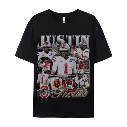 Unisex-Adult Ultra Cotton T-Shirt Graphic JUSTIN FIELDS - OSU TEE