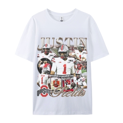 Unisex-Adult Ultra Cotton T-Shirt Graphic JUSTIN FIELDS - OSU TEE